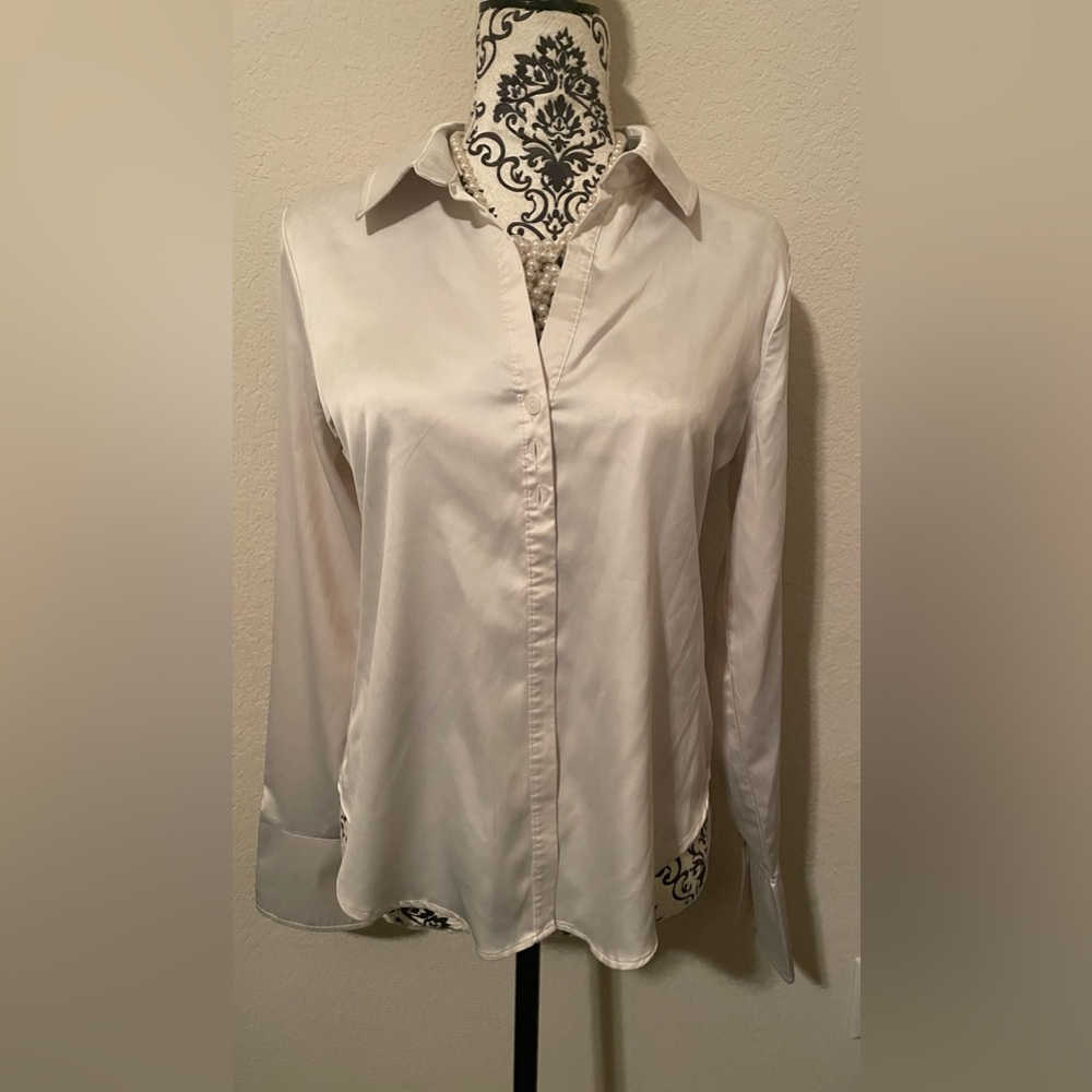 Elegant Cream Women's Top
